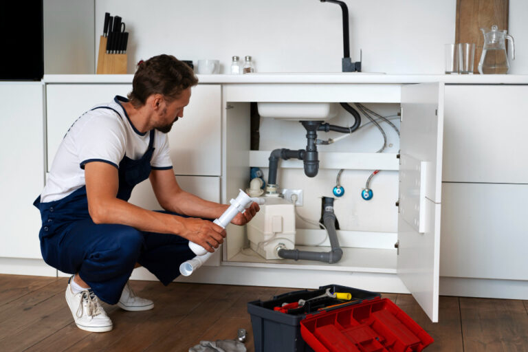 Taft Plumbing Services technician providing plumbing services in Southwest Ranches, FL